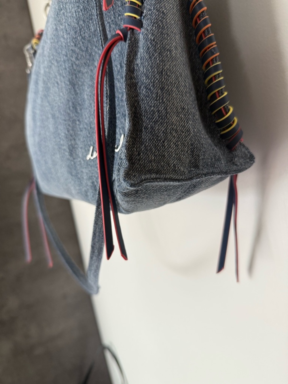 NWT Desigual Blue Denim Shoulder Bag and Heart Coin Pouch 2026 collection 🌱 - Picture 14 of 16